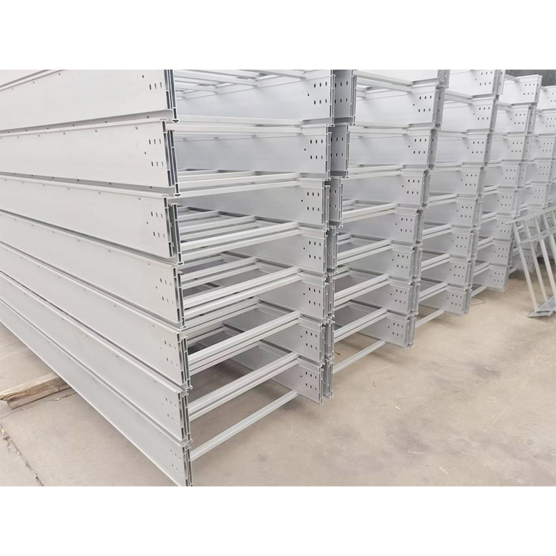 How can aluminum alloy cable trays be effectively utilized in building electrical design?